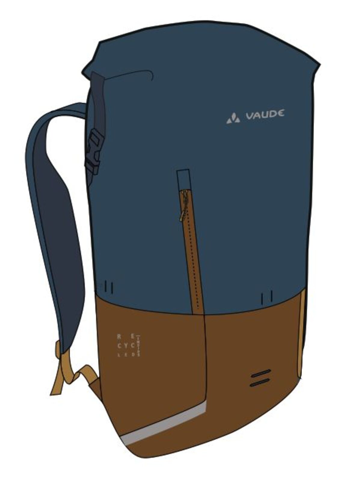 VAUDE CityGo Bike 23 II baltische zee