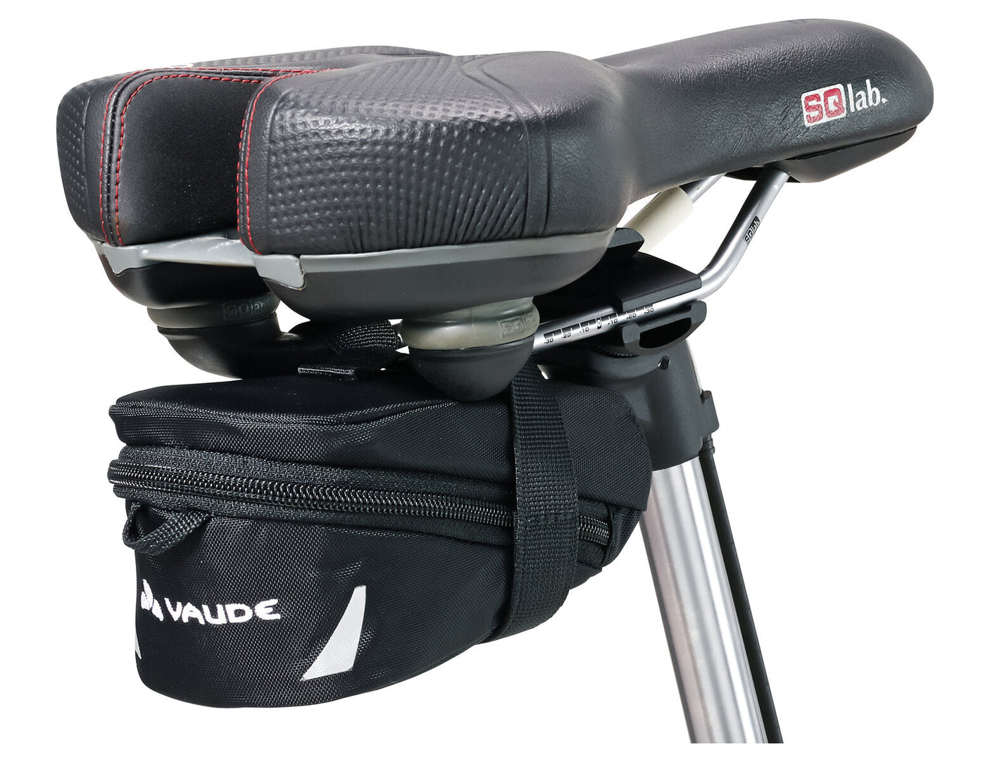 VAUDE Tube Bag M Zadeltas zwart