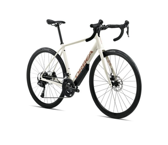 Orbea AVANT H50 Ivoorwit - Titanbrons (Glans) (2026)