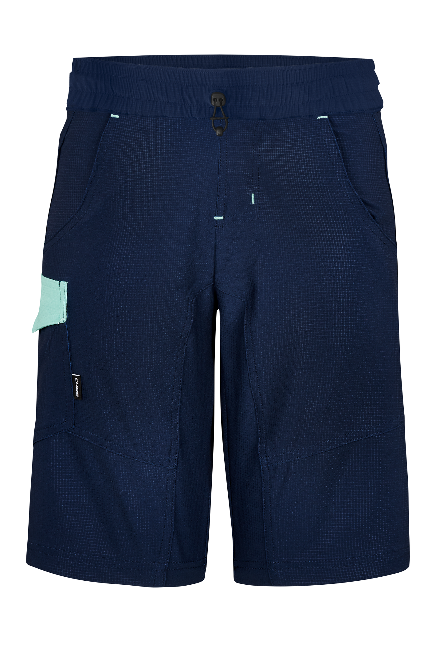 CUBE TEAMLINE Baggy Shorts ROOKIE blauw´n´mint