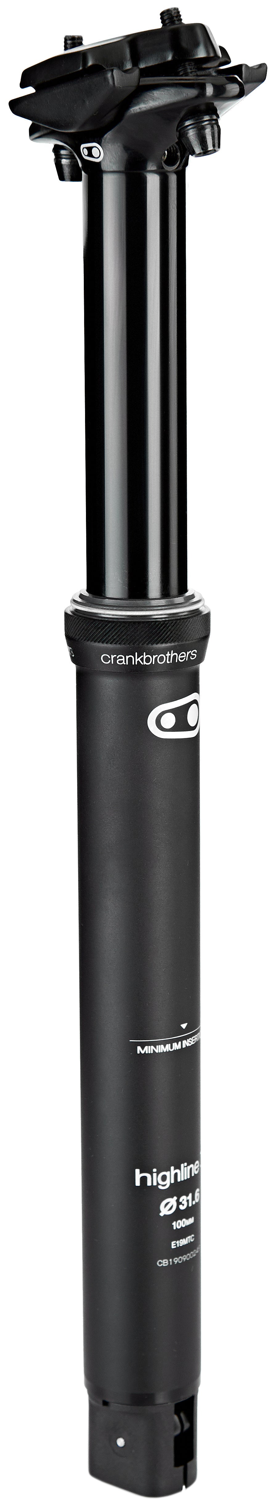 Crankbrothers Highline 3 telescopische zadelpen Ø31,6mm zwart