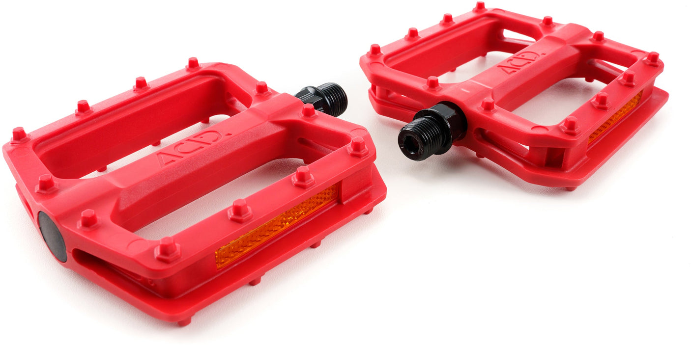 ACID Pedalen FLAT C3-ZP rood