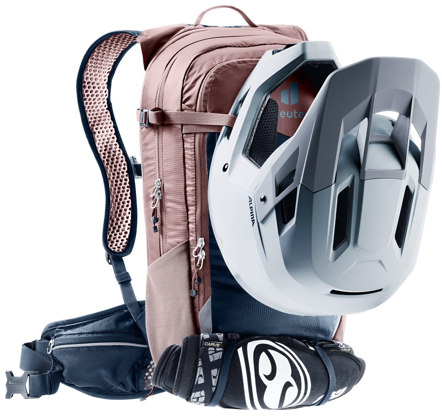 deuter Compact 14+3 fietsrugzak ink-ashrose