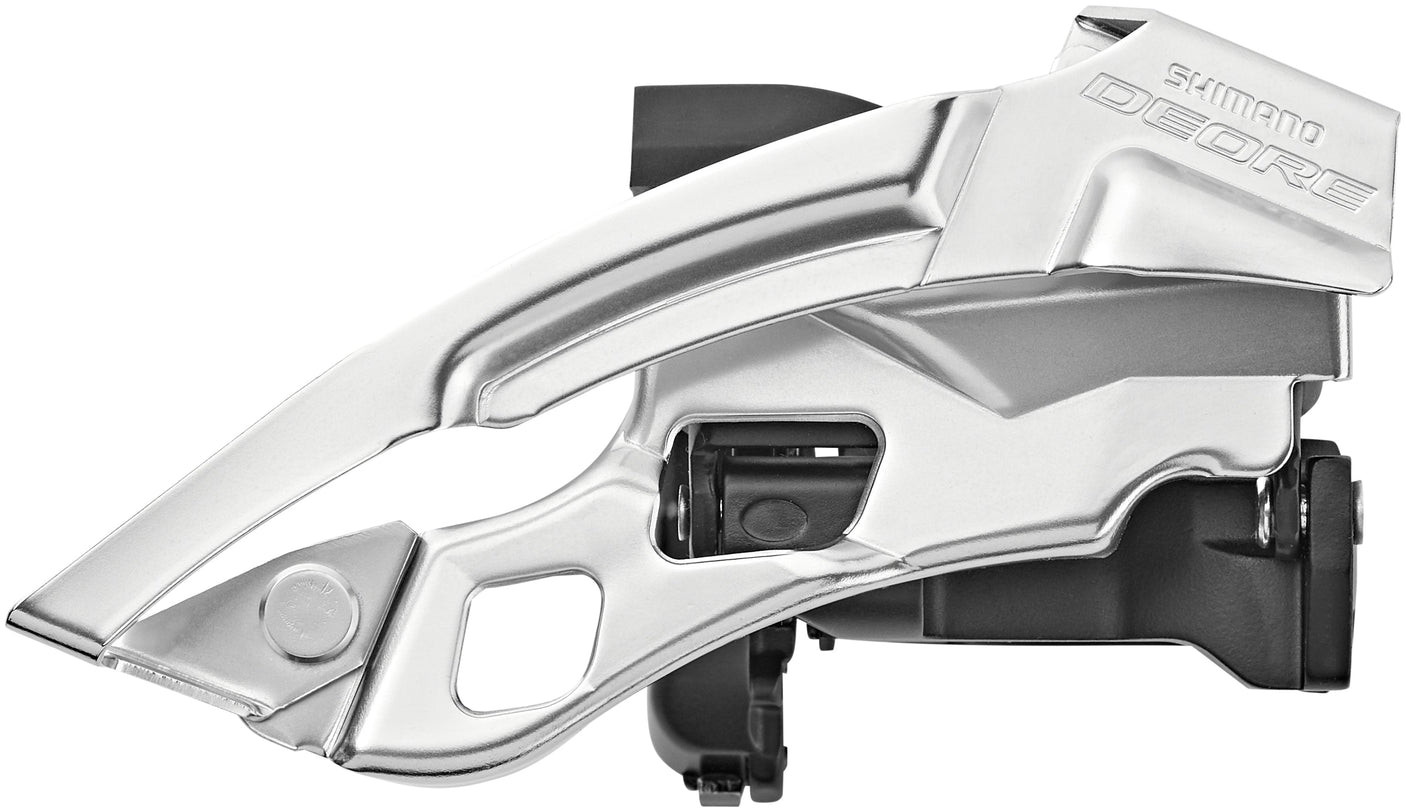 Shimano Deore Trekking FD-T6000 Voorderailleur 3x10 Klem diep Top Swing grijs