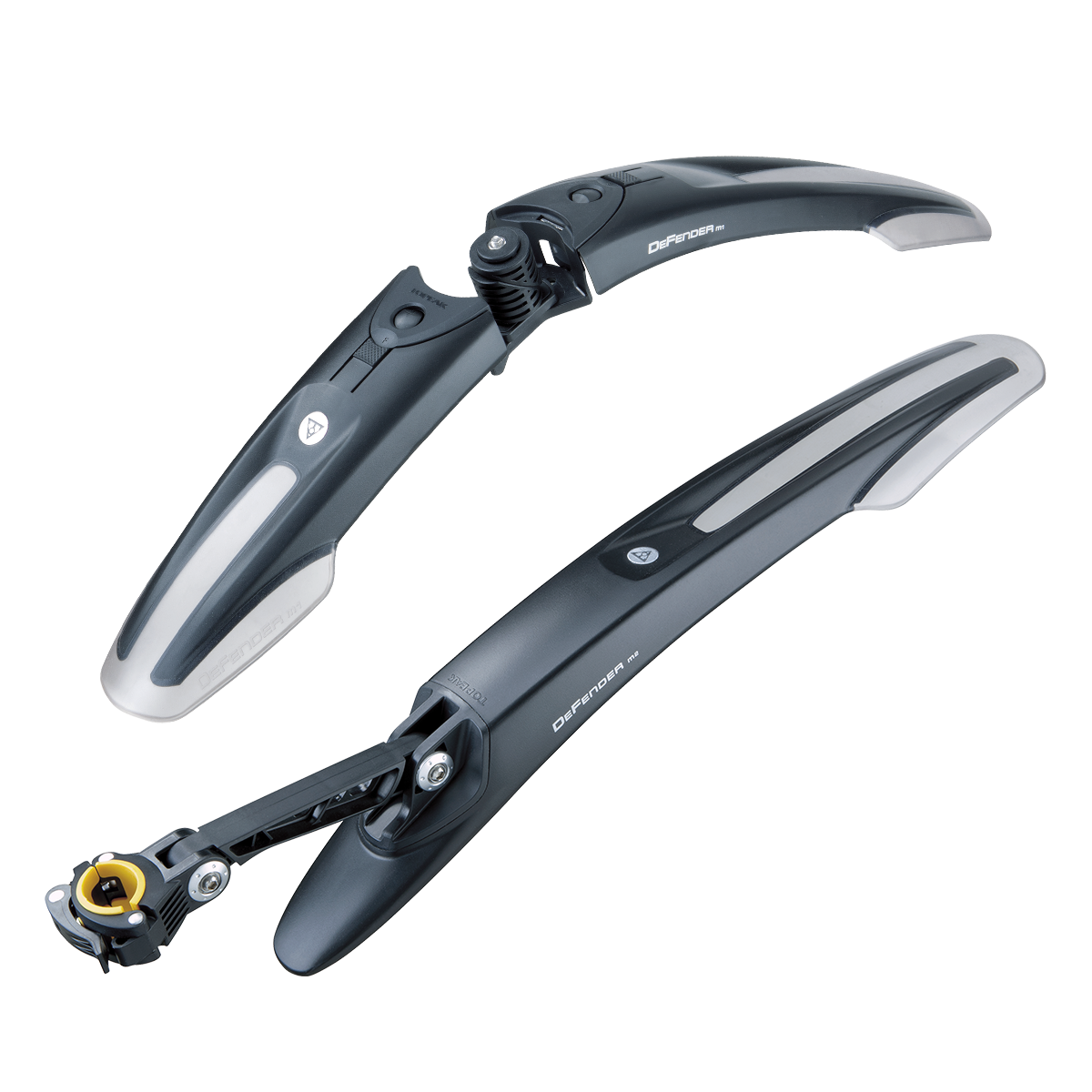 Topeak Defender M1/M2 spatbordset grijs/zwart