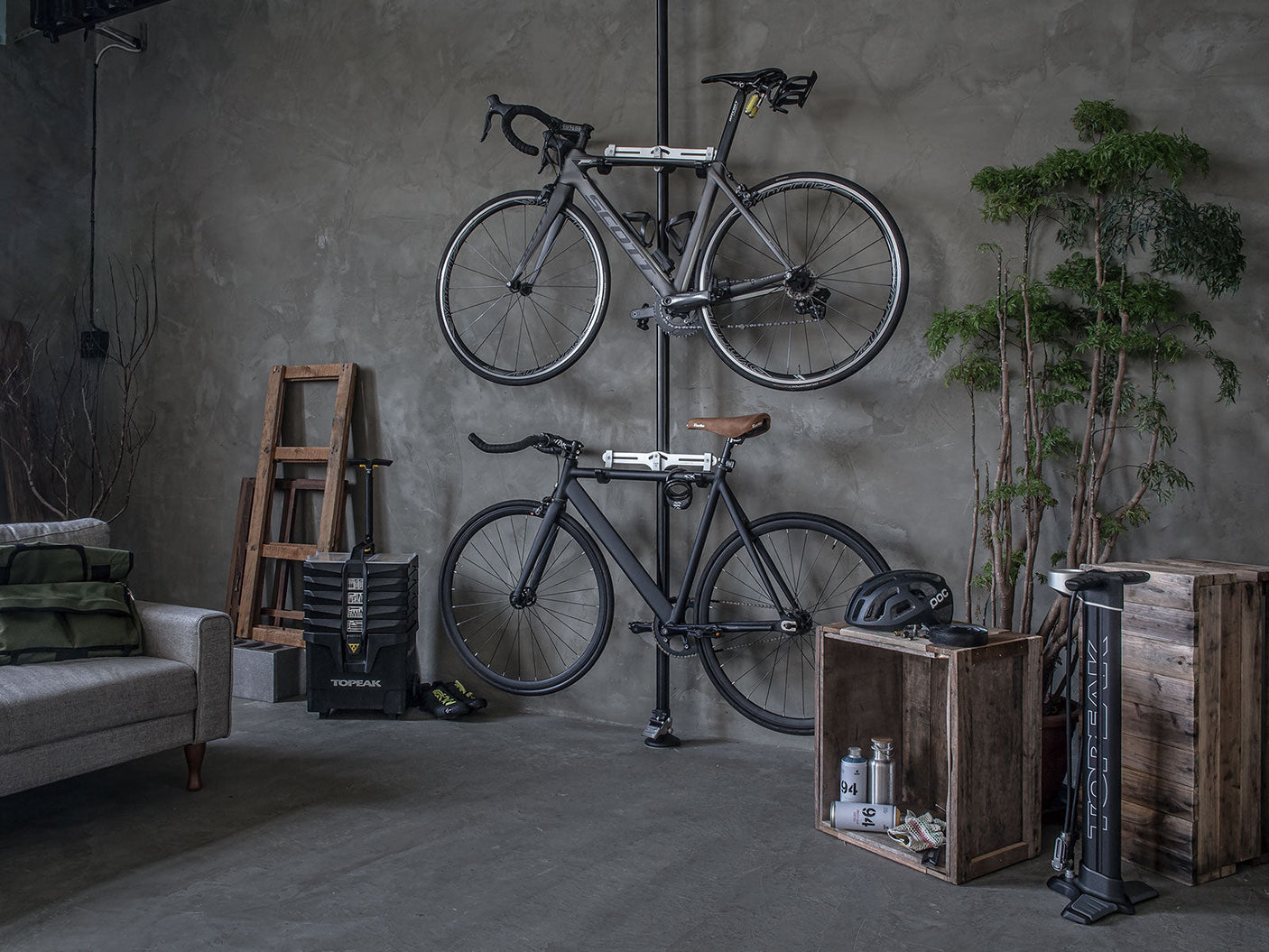 Topeak Dual-Touch plafondklemstandaard