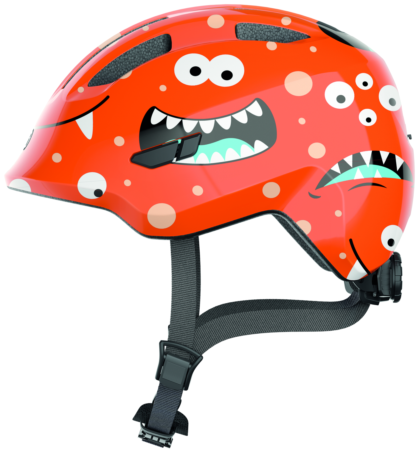Abus fietshelm Smiley 3.0 oranje monster