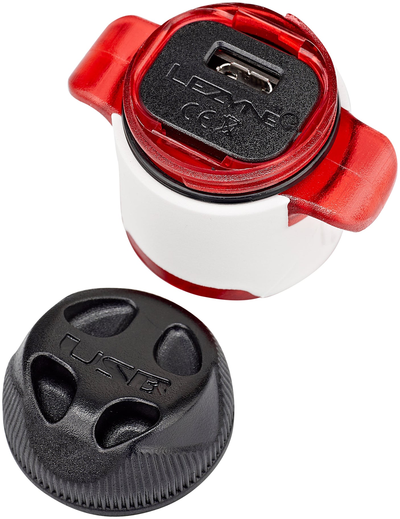 Lezyne Femto Drive LED achterlicht wit/zwart