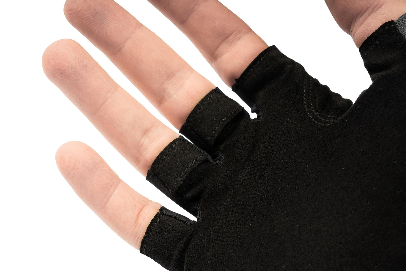 CUBE Handschoenen Race korte vingers zwart