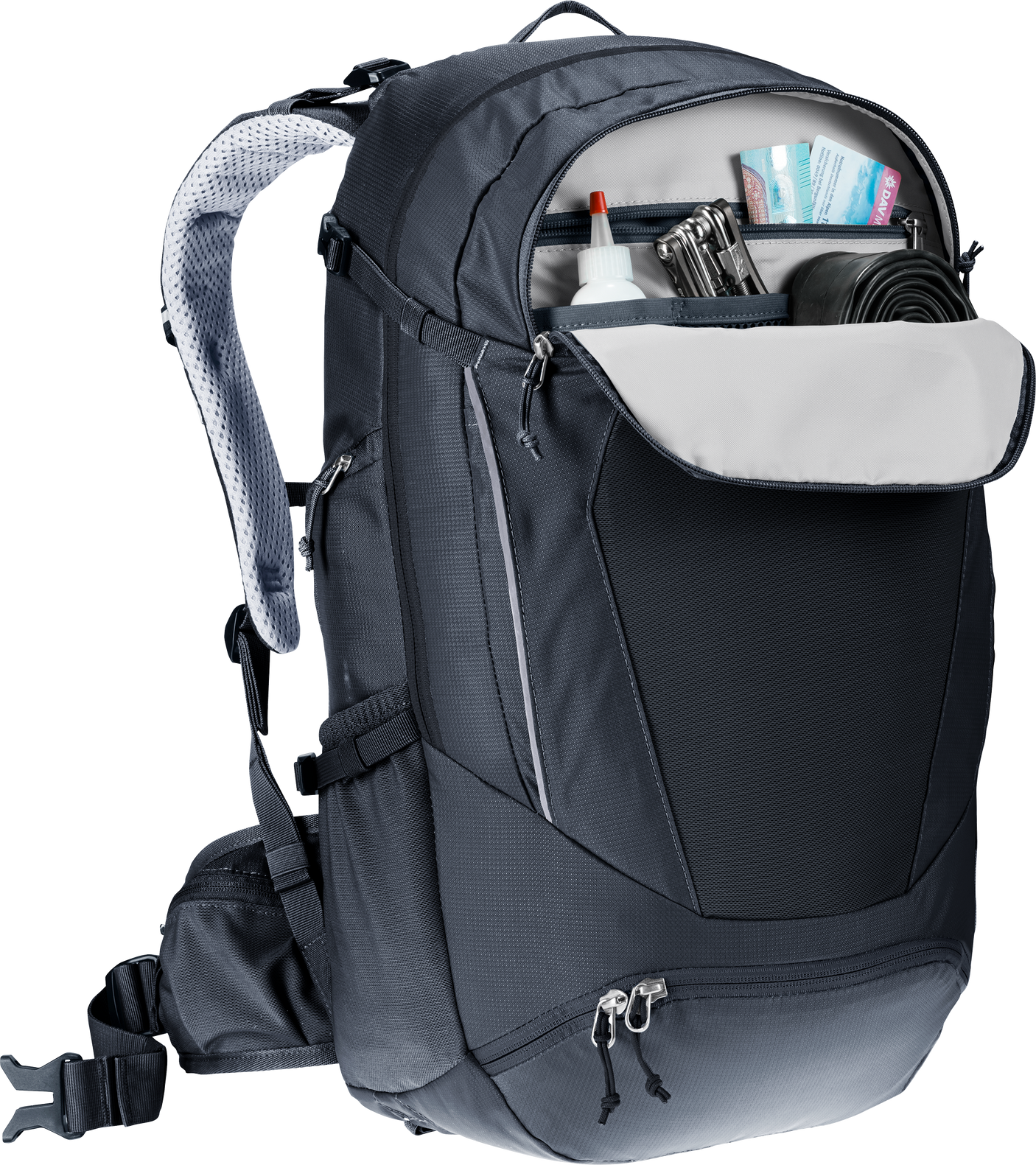 deuter Trans Alpine 30 fietsrugzak black
