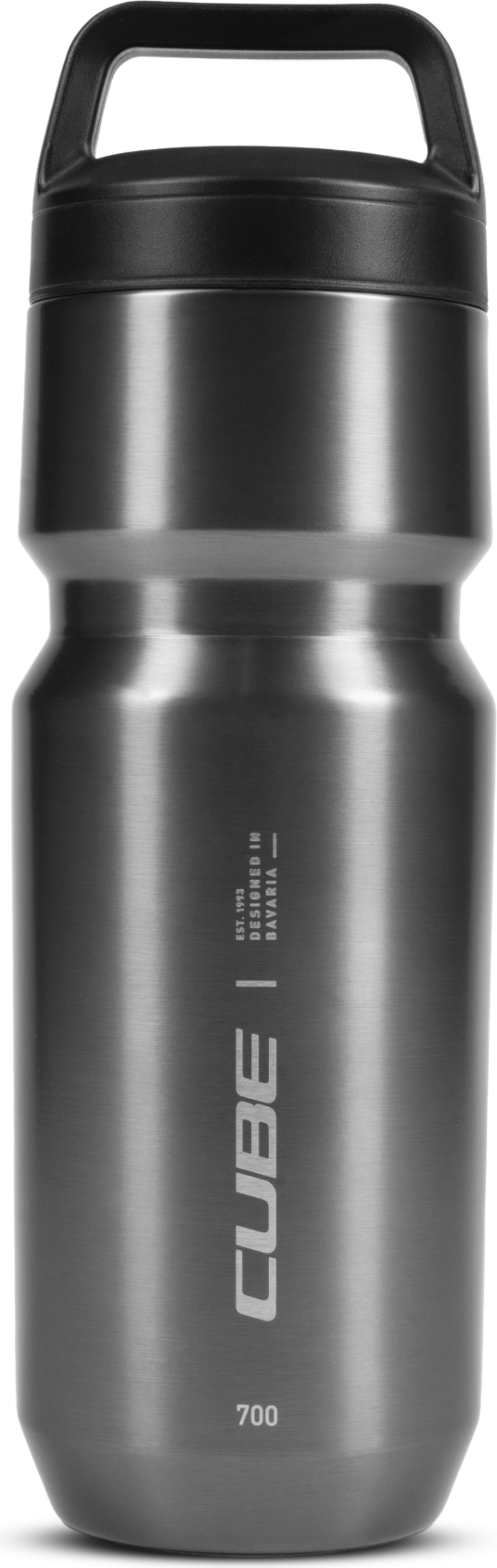 Cube RVS-fles Arc 700 brushed grey