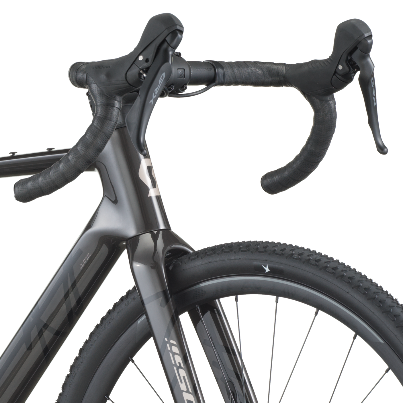Scott Addict Gravel 30 carbon zwart