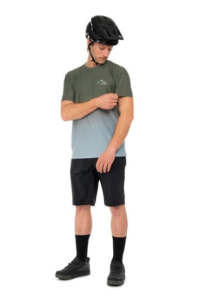 Cube MTB ronde hals jersey Soft Touch korte mouw grijs