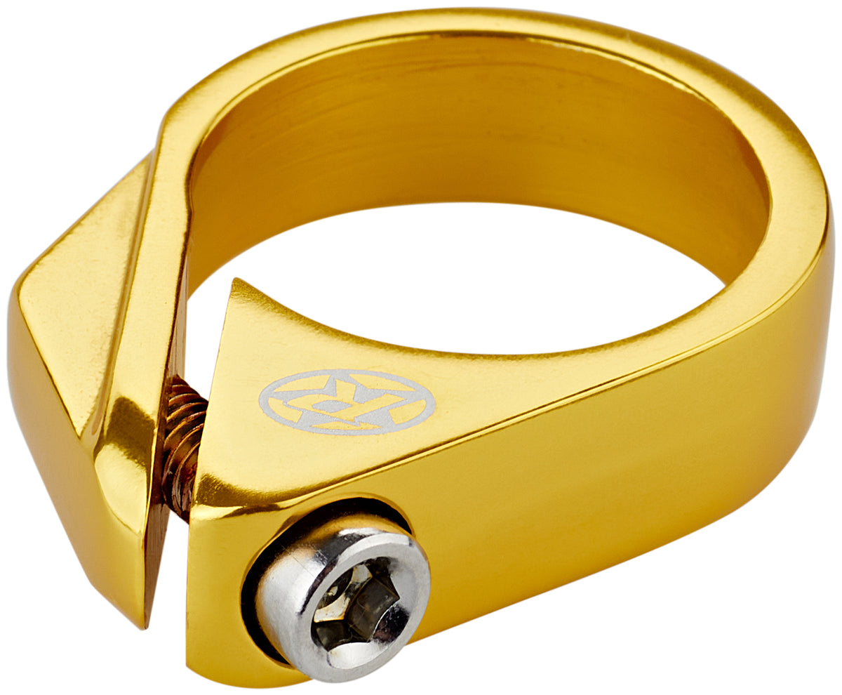 Reverse Bolt zadelklem Ø34,9mm goud