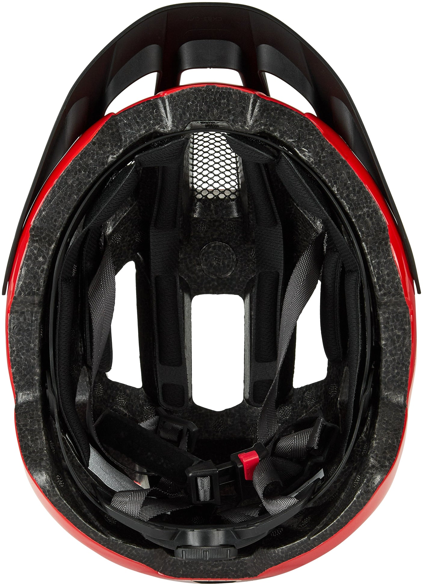 CUBE STEEP Helm glanzend rood