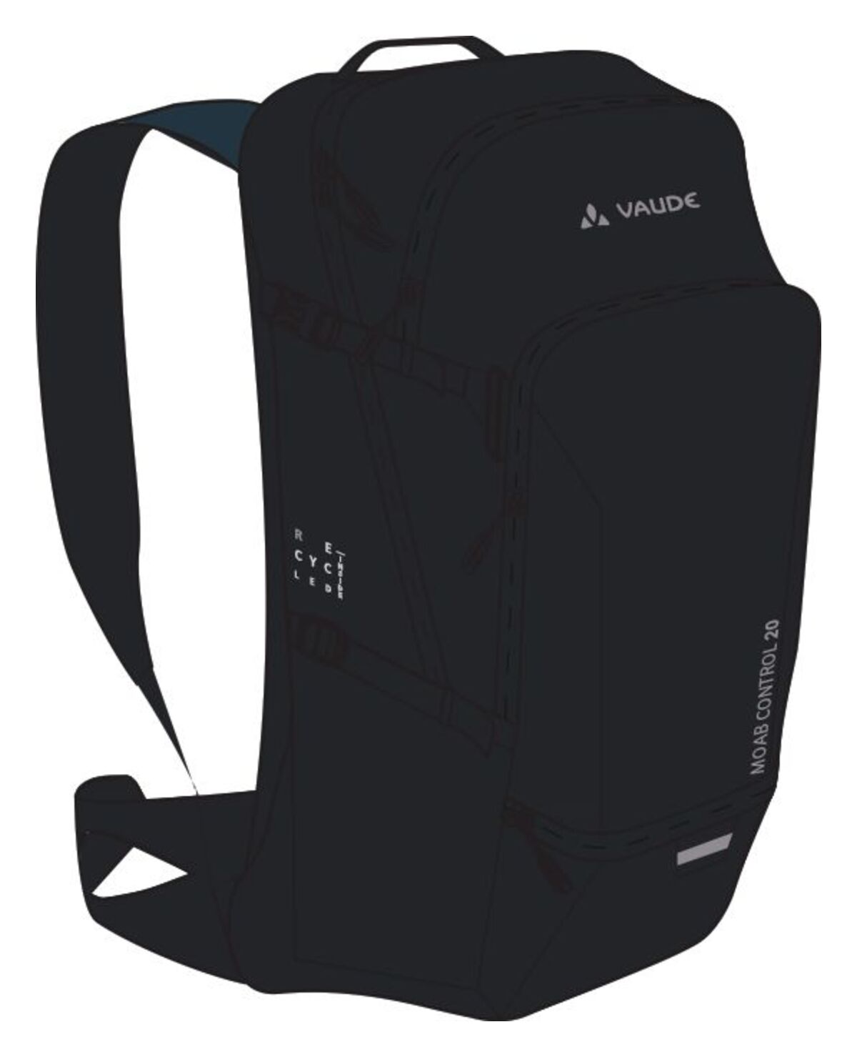 VAUDE Moab Control 20 zwart