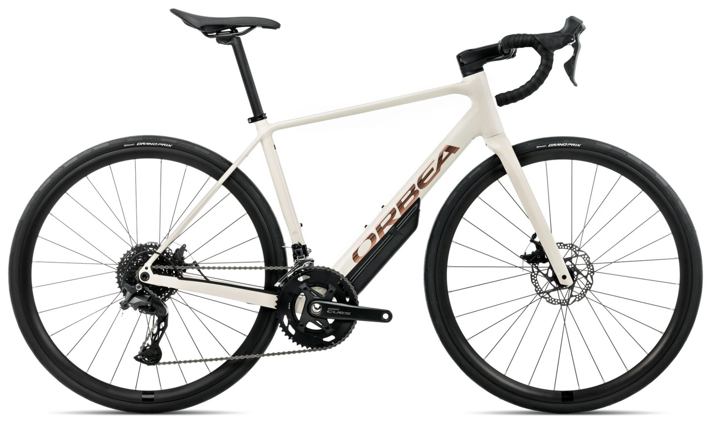 Orbea AVANT H50 Ivoorwit - Titanbrons (Glans) (2026)