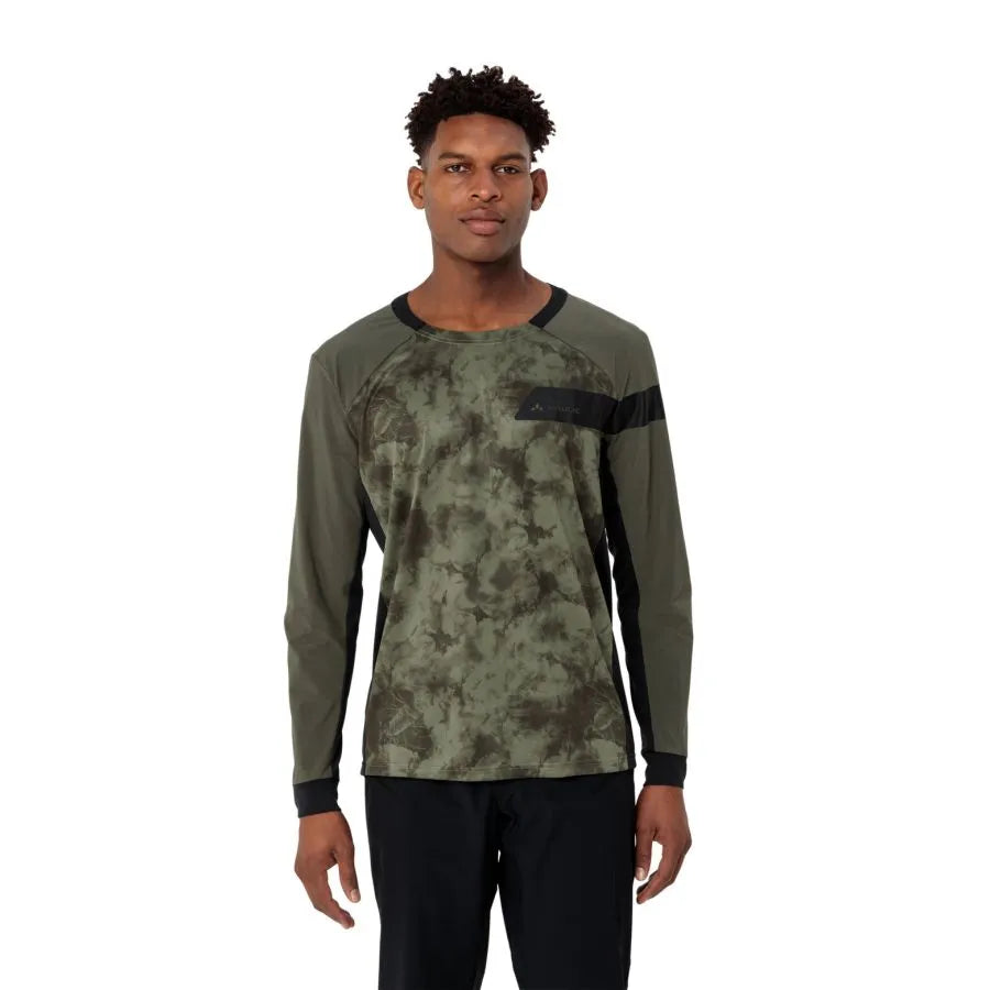 VAUDE Heren Moab LS PRO Shirt kaki