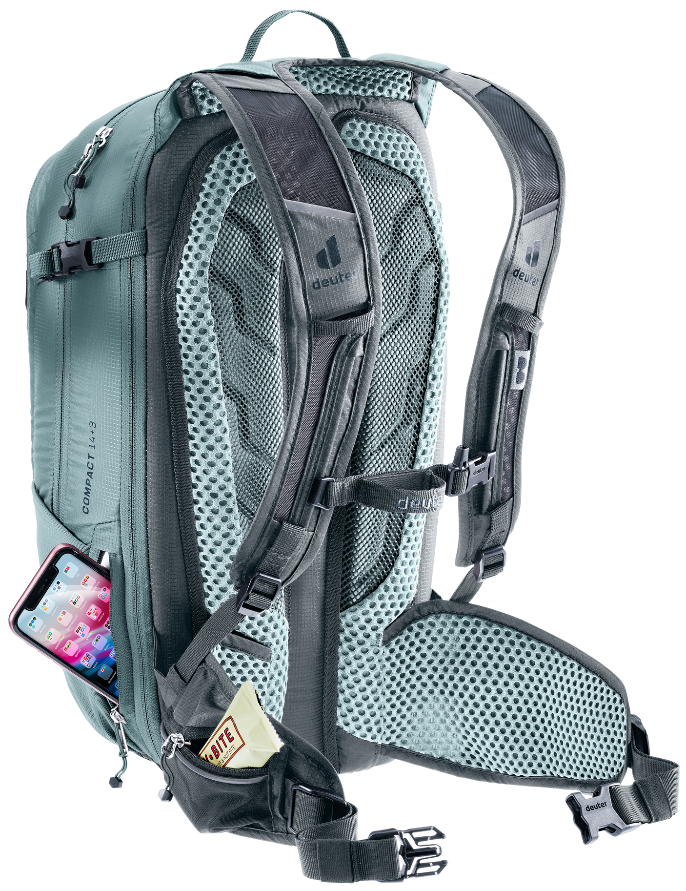 deuter Compact 14+3 fietsrugzak graphite-shale