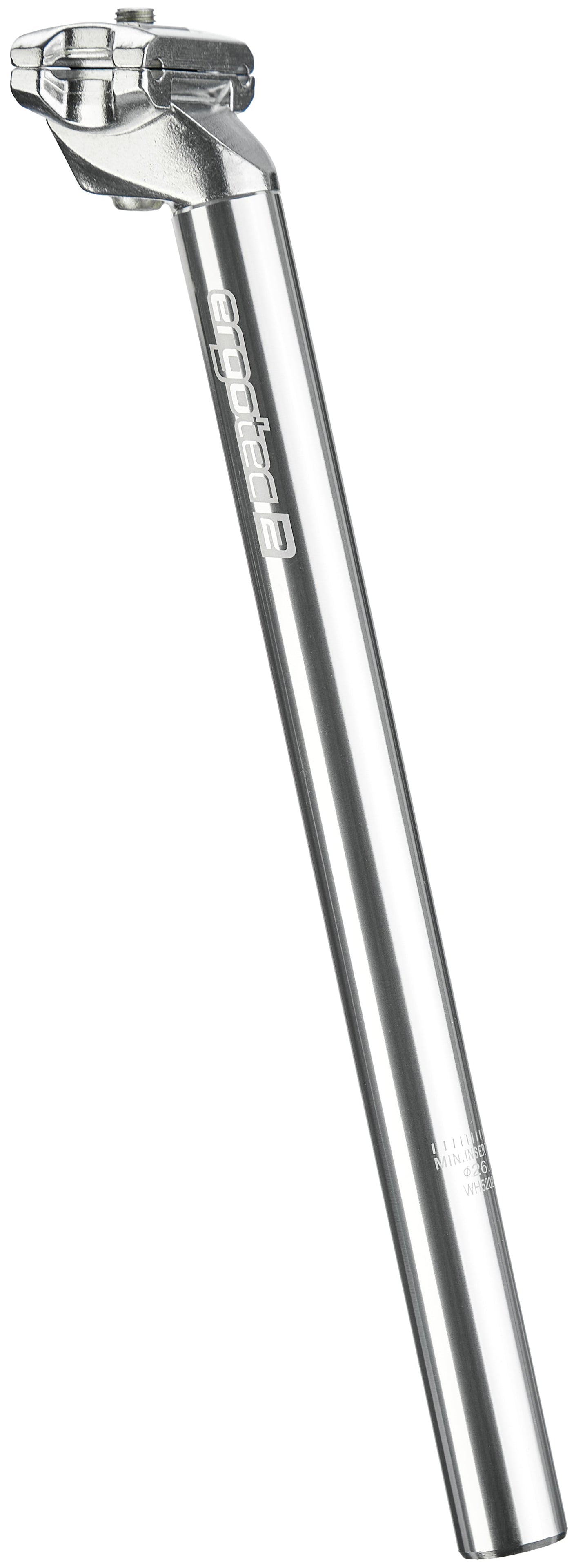 Humpert Ergotec CNC Patent-zadelpen Ø26,2mm zilver