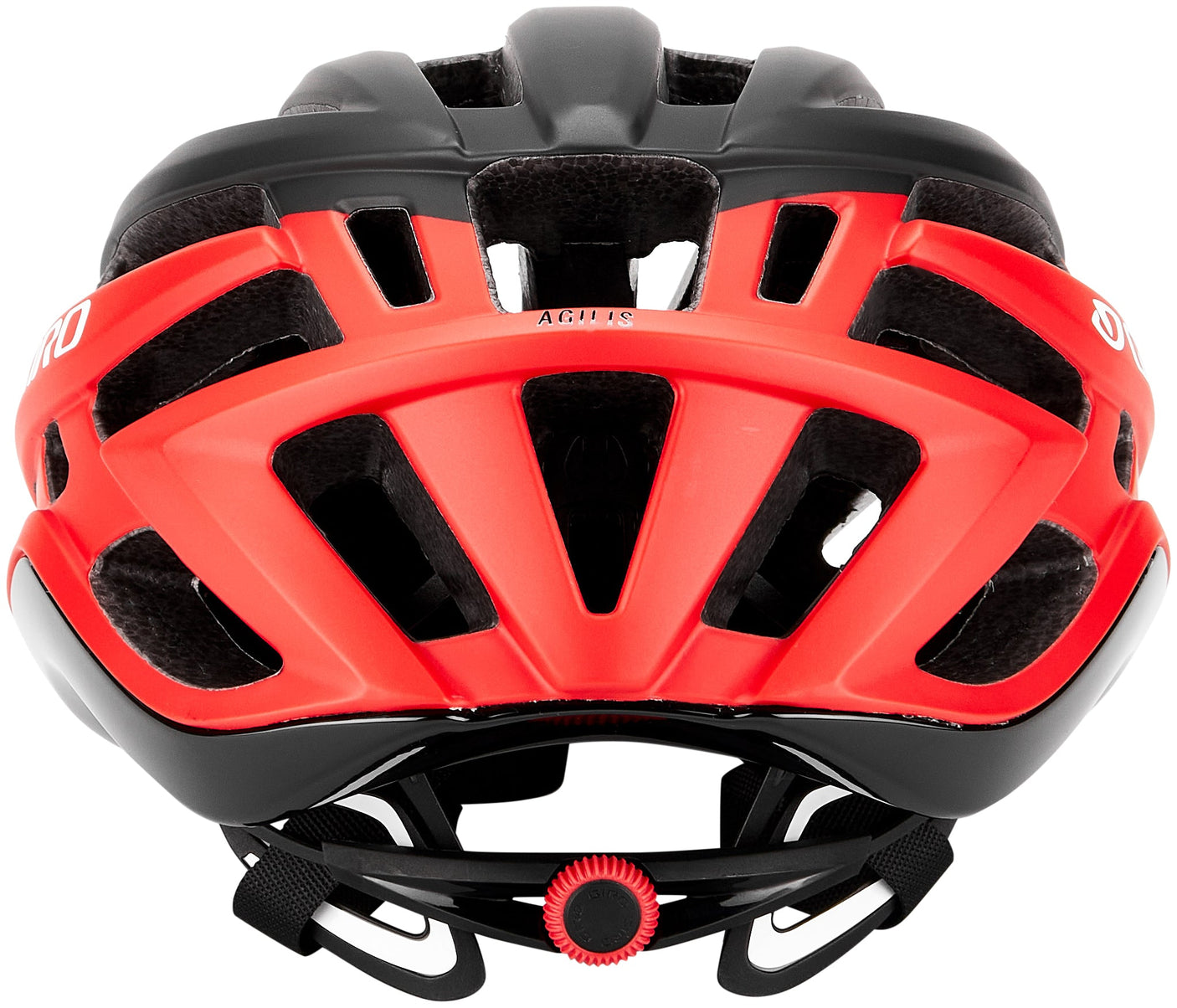 Giro AGILIS helm mat zwart/fel rood