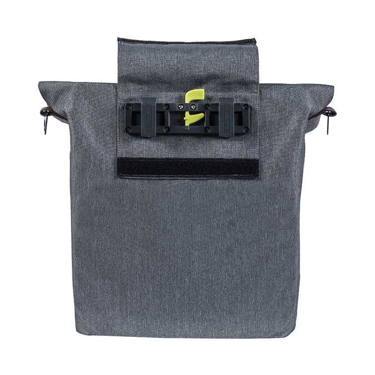 Basil City Fietstas Shopper 14-16l grijs
