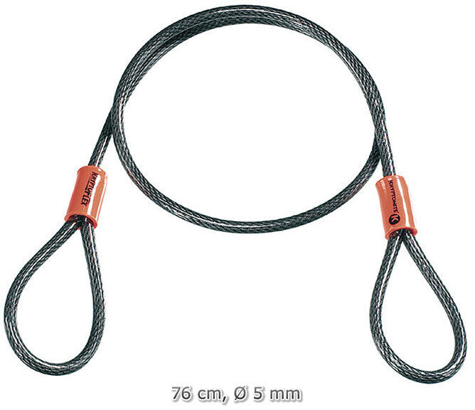 Kryptonite KryptoFlex™ 410 Eindlus kabel (120cm)