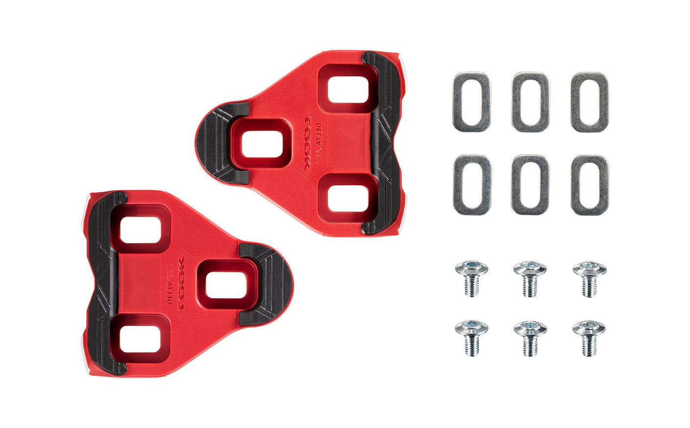 Look Delta Grip pedaalplaten rood