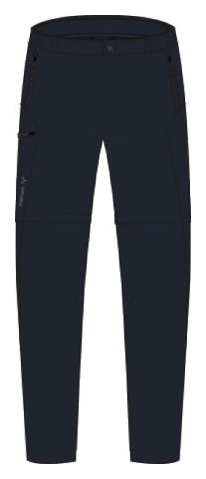 VAUDE Yaras Zip Off Broek Heren zwart