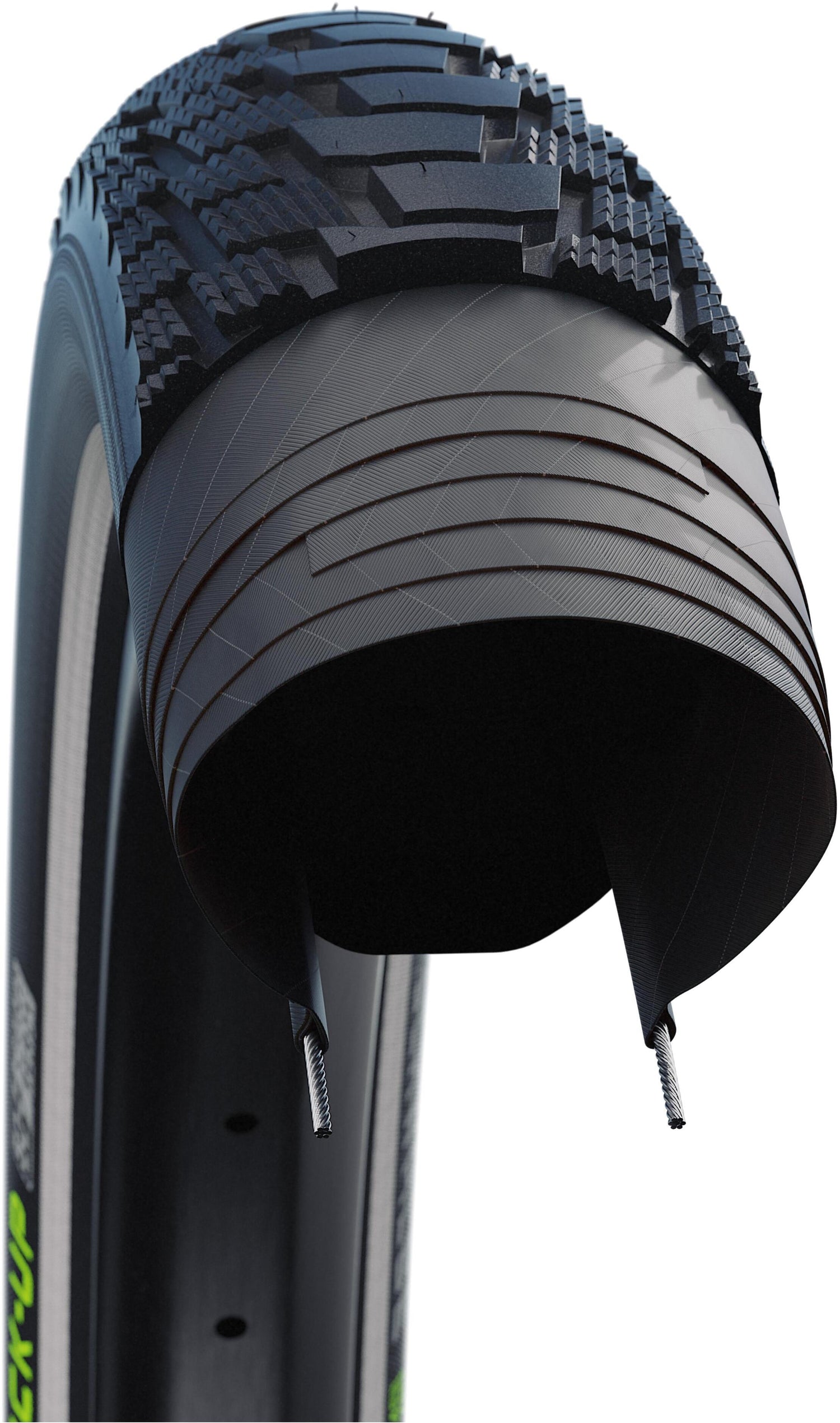 Schwalbe Pick-Up Performance Draadband 26x2.60" Super Defense TwinSkin Reflex Addix zwart