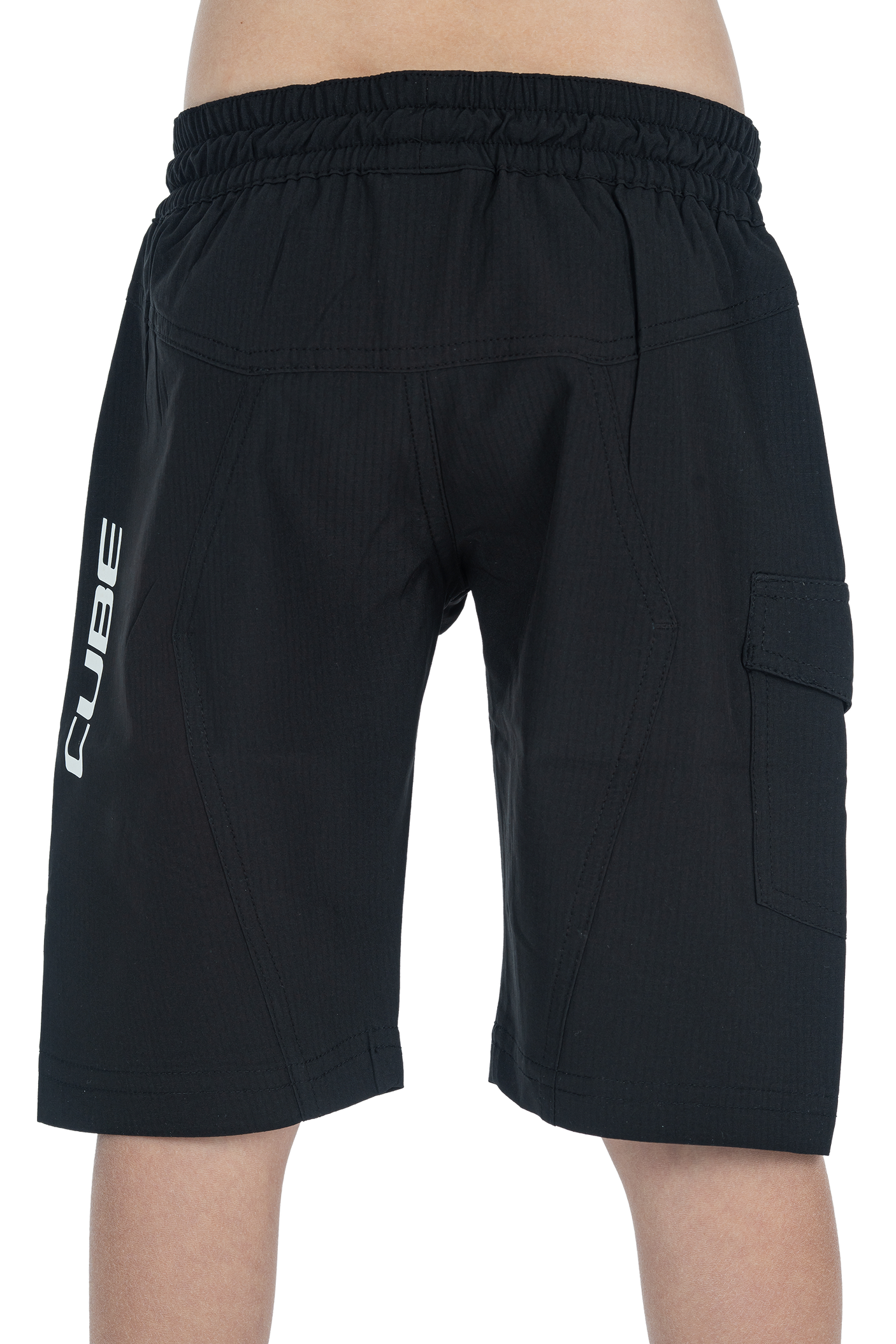CUBE TEAMLINE Baggy Shorts ROOKIE zwart´n´wit