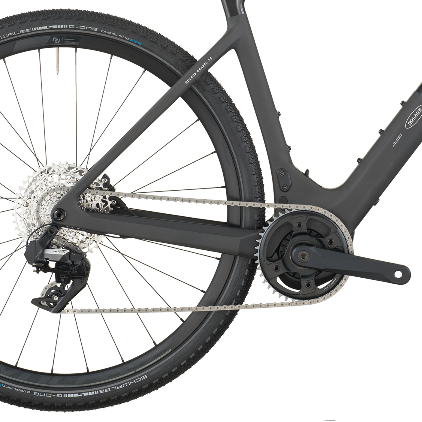 Scott Solace Gravel 30 carbon zwart