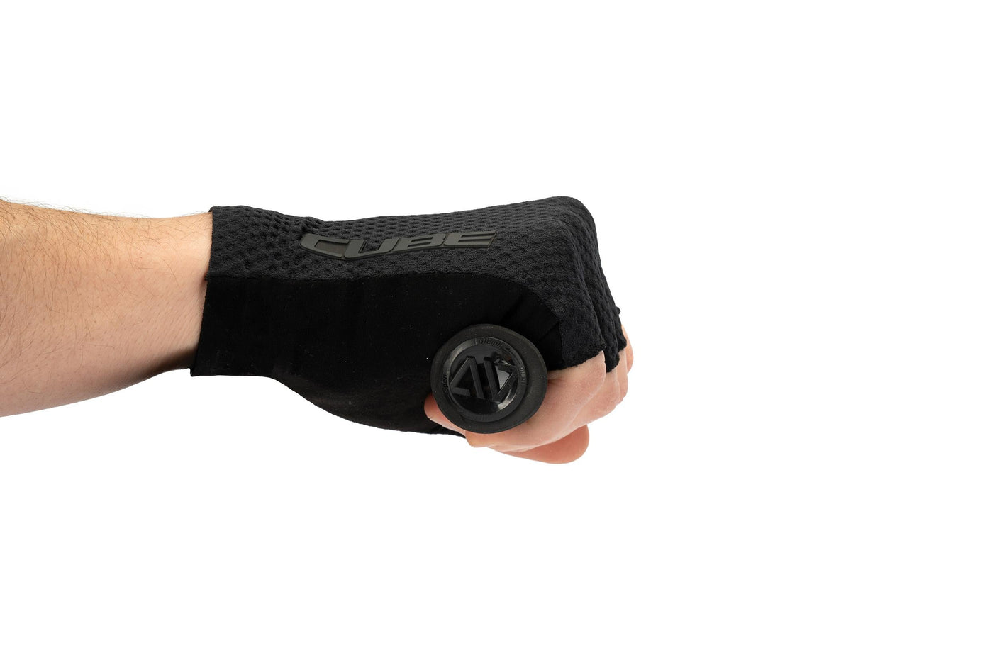 CUBE Handschoenen Race korte vingers zwart