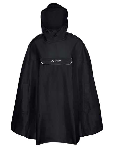 VAUDE Valdipino Poncho zwart uni