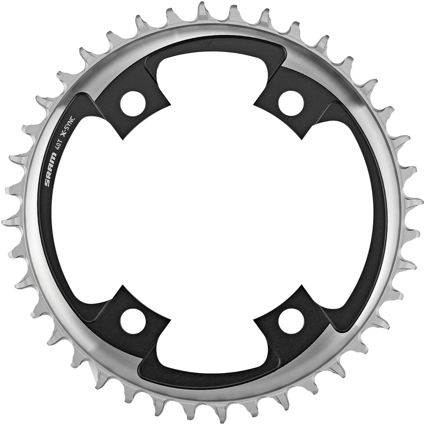 SRAM X-Sync Road kettingblad 12-speed 107BCD voor Force/Rival AXS grijs/zwart