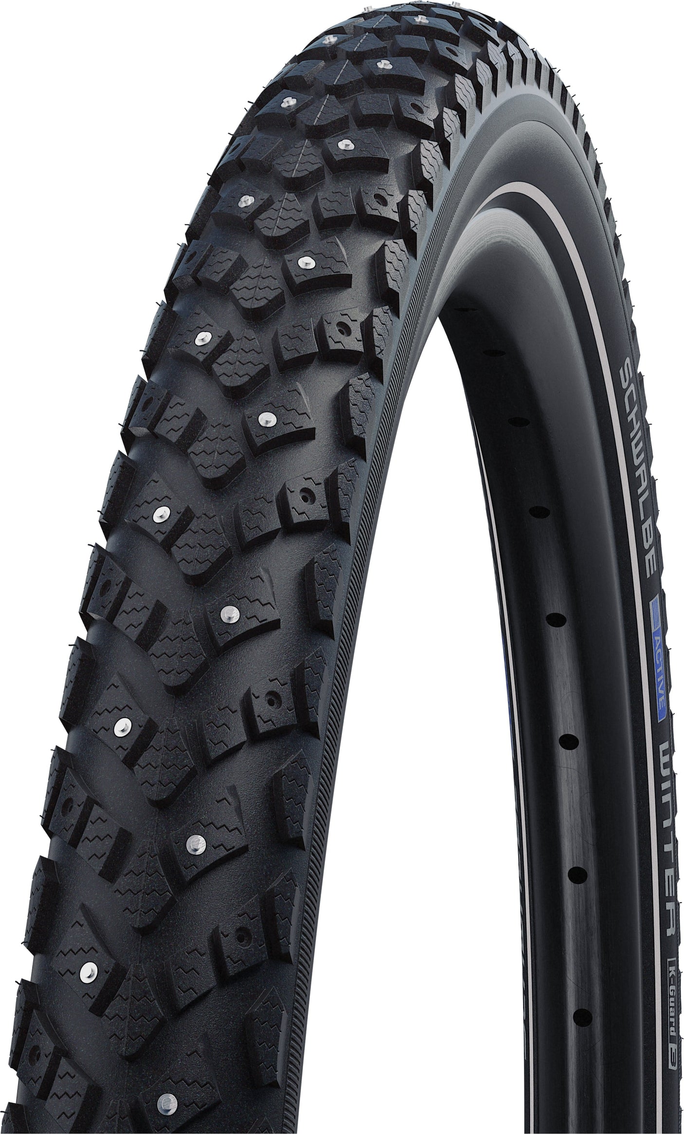 Schwalbe Winter Draadband 28x1.20" Active Line KevlerGuard zwart