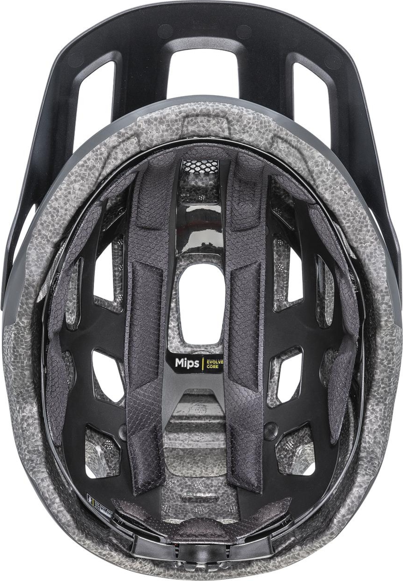 uvex React Jr. Mips Kinderhelm Zwart Mat