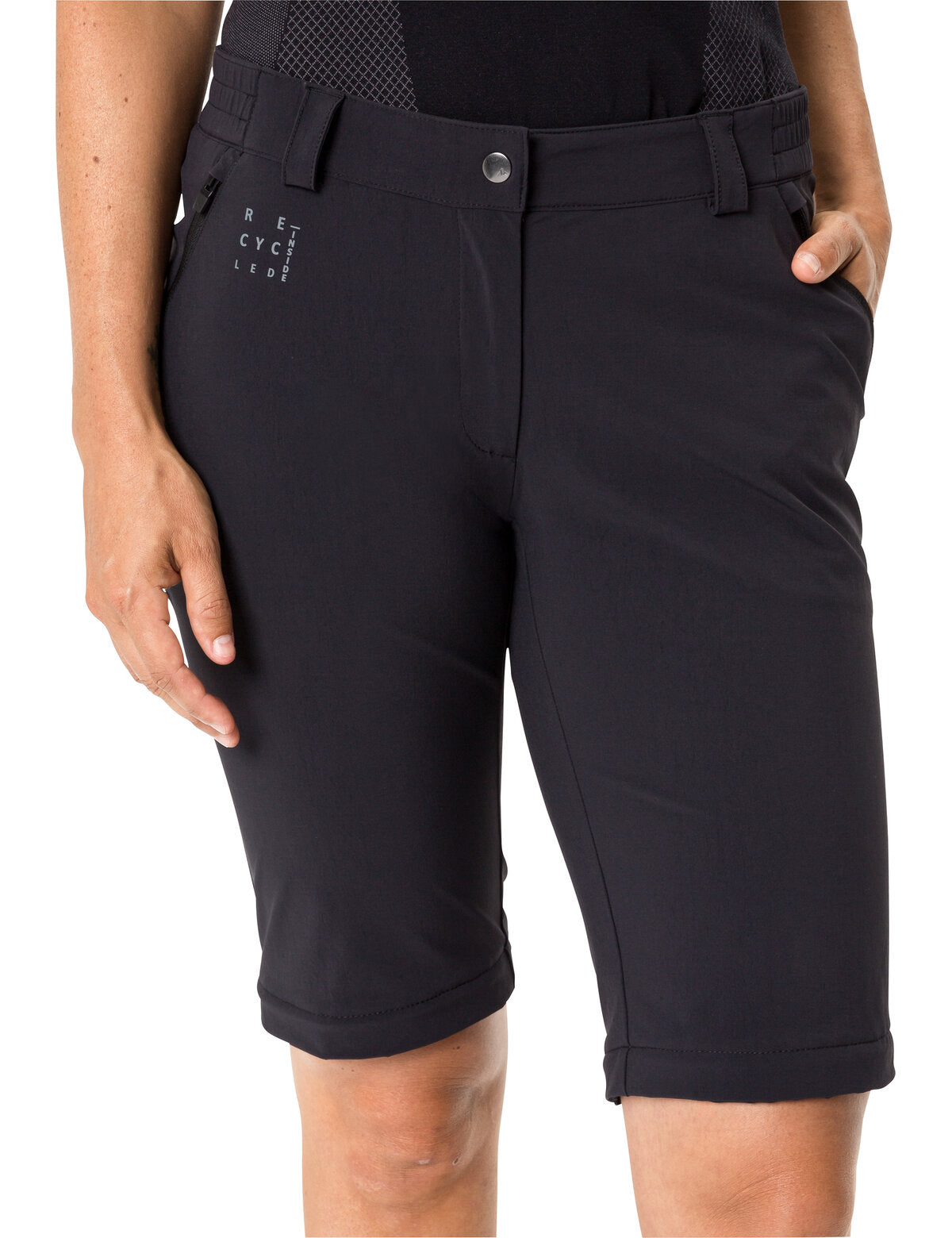 VAUDE Yaras Zip Off Broek Dames zwart