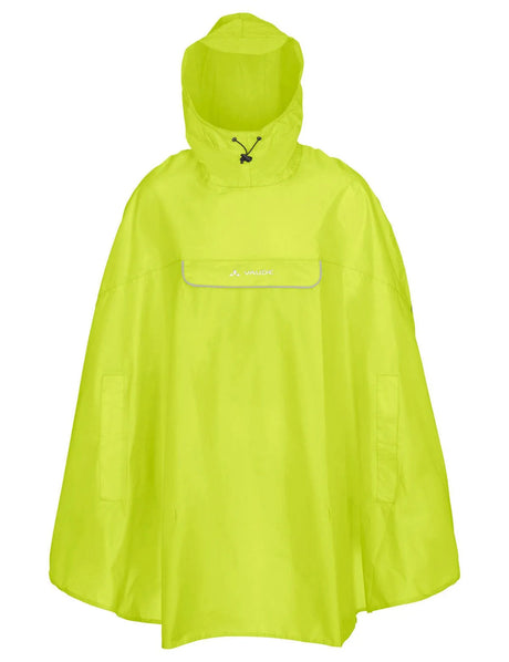 VAUDE Valdipino Poncho neon geel uni