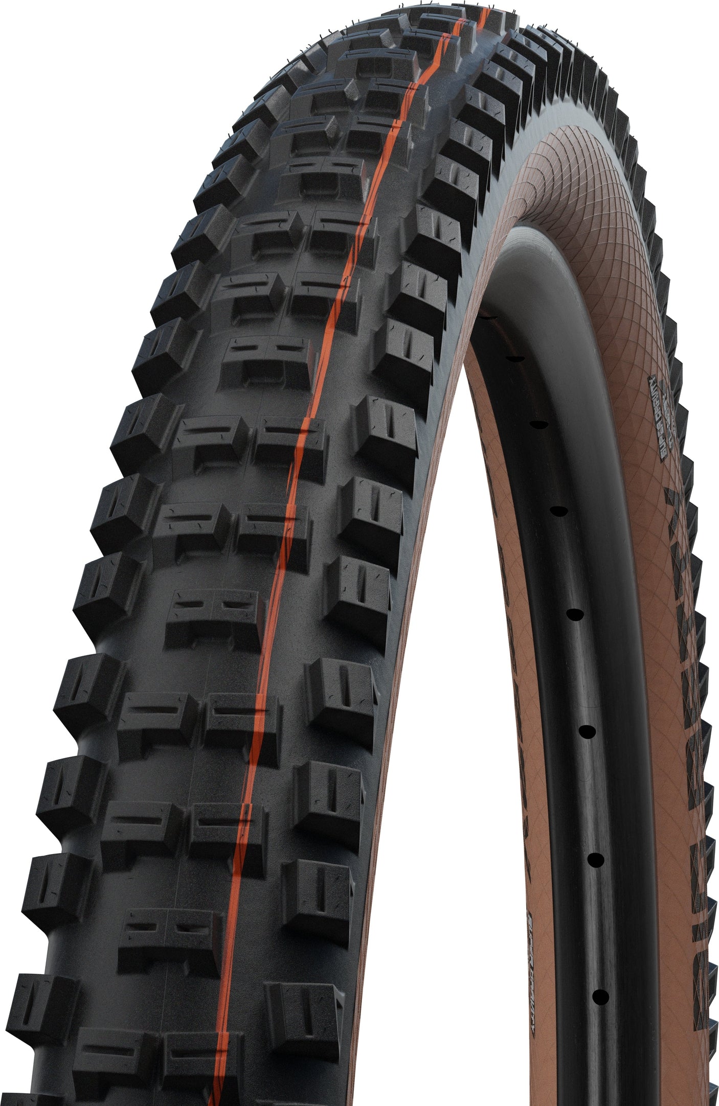 Schwalbe Big Betty vouwband 27.5x2.40" Super Gravity Addix Soft SnakeSkin Tubeless