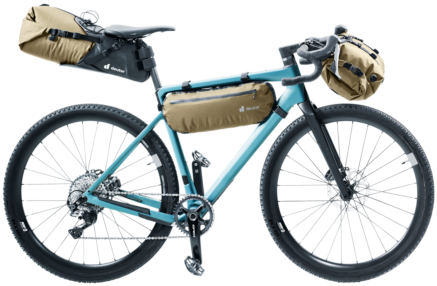 deuter Cabezon Front Bag 6 stuurtas beige/zwart