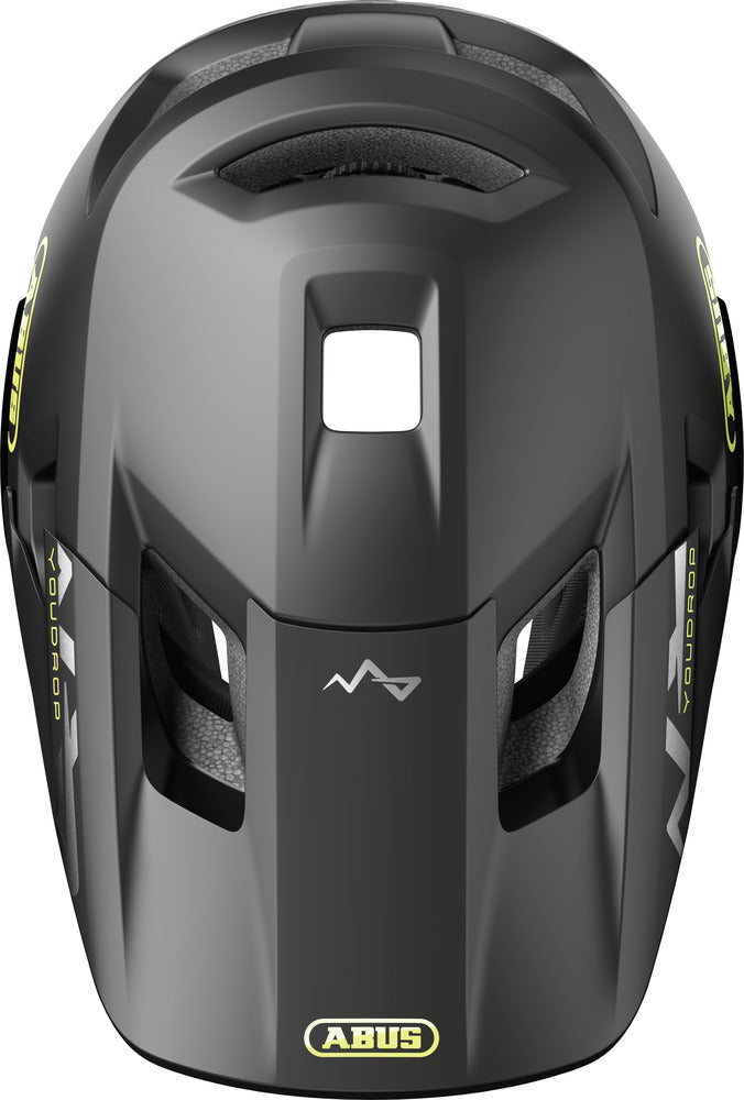 ABUS Youdrop FF Helm Kids velvet zwart