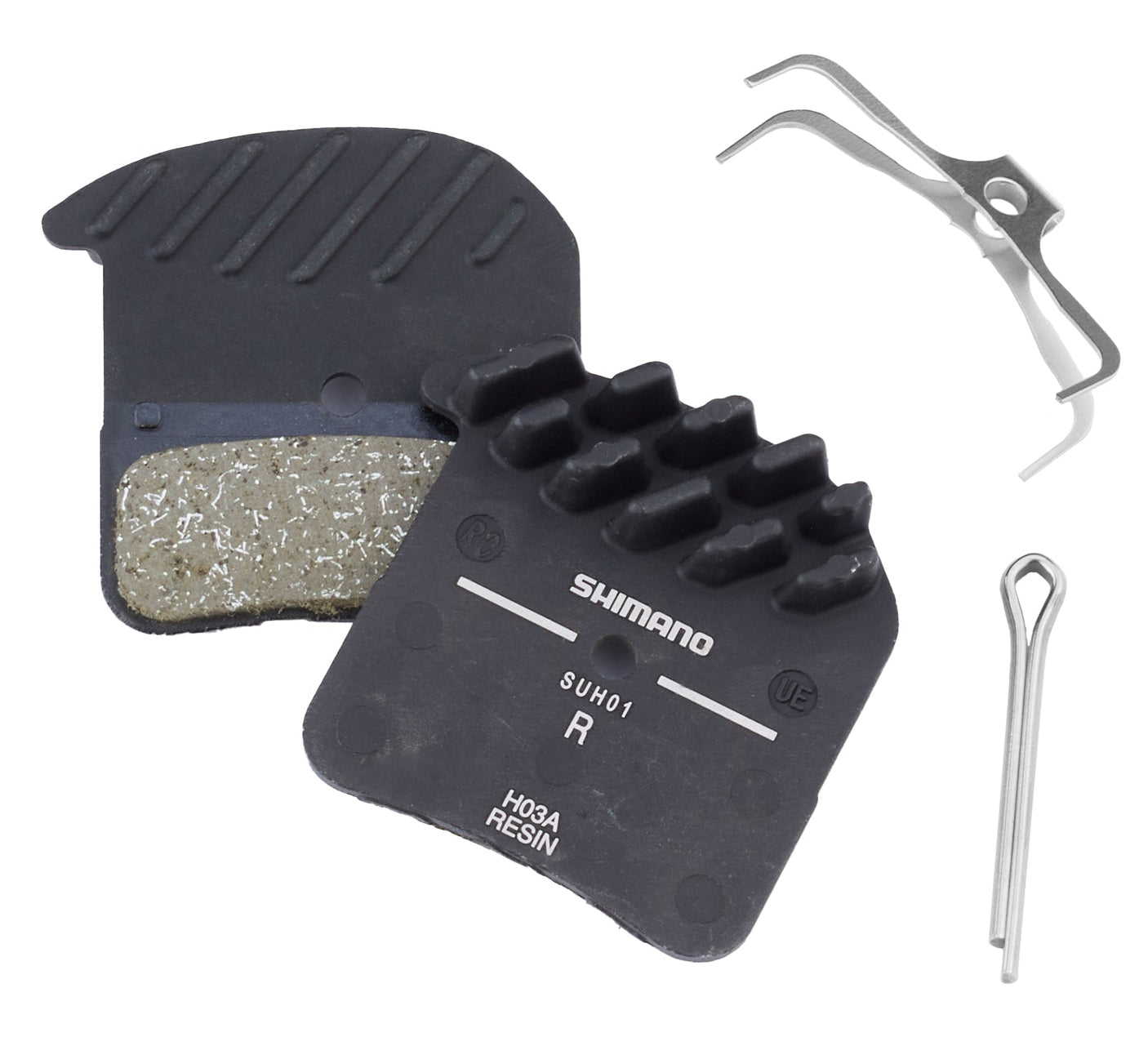 Shimano H03A-RF Resin schijfremblokken met koelribben voor XT/Saint/Zee