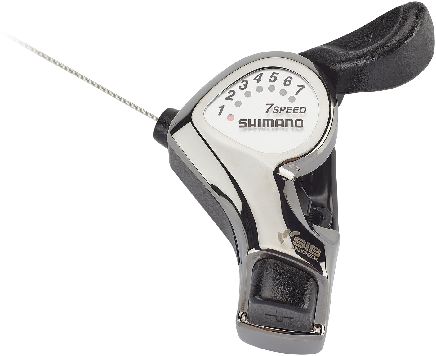 Shimano Tourney SL-FT55 schakelhendel 7-speed zilver/zwart