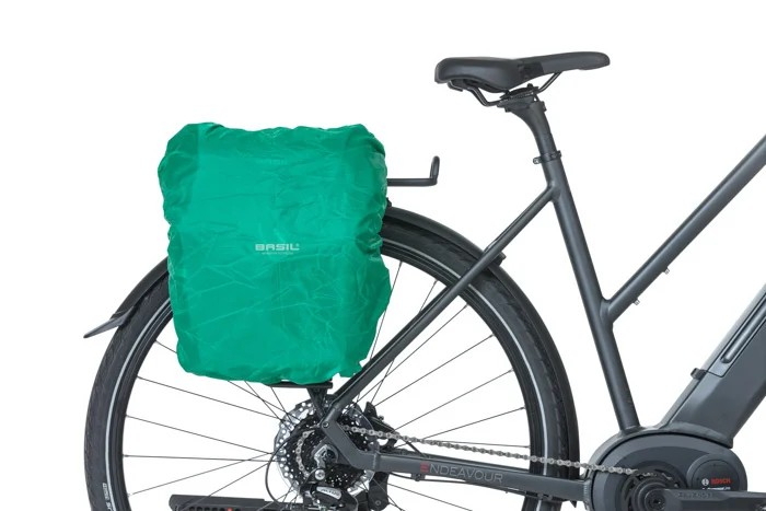 Basil Discovery 365D Enkele Bagagedrager Tas M 9l zwart/turquoise