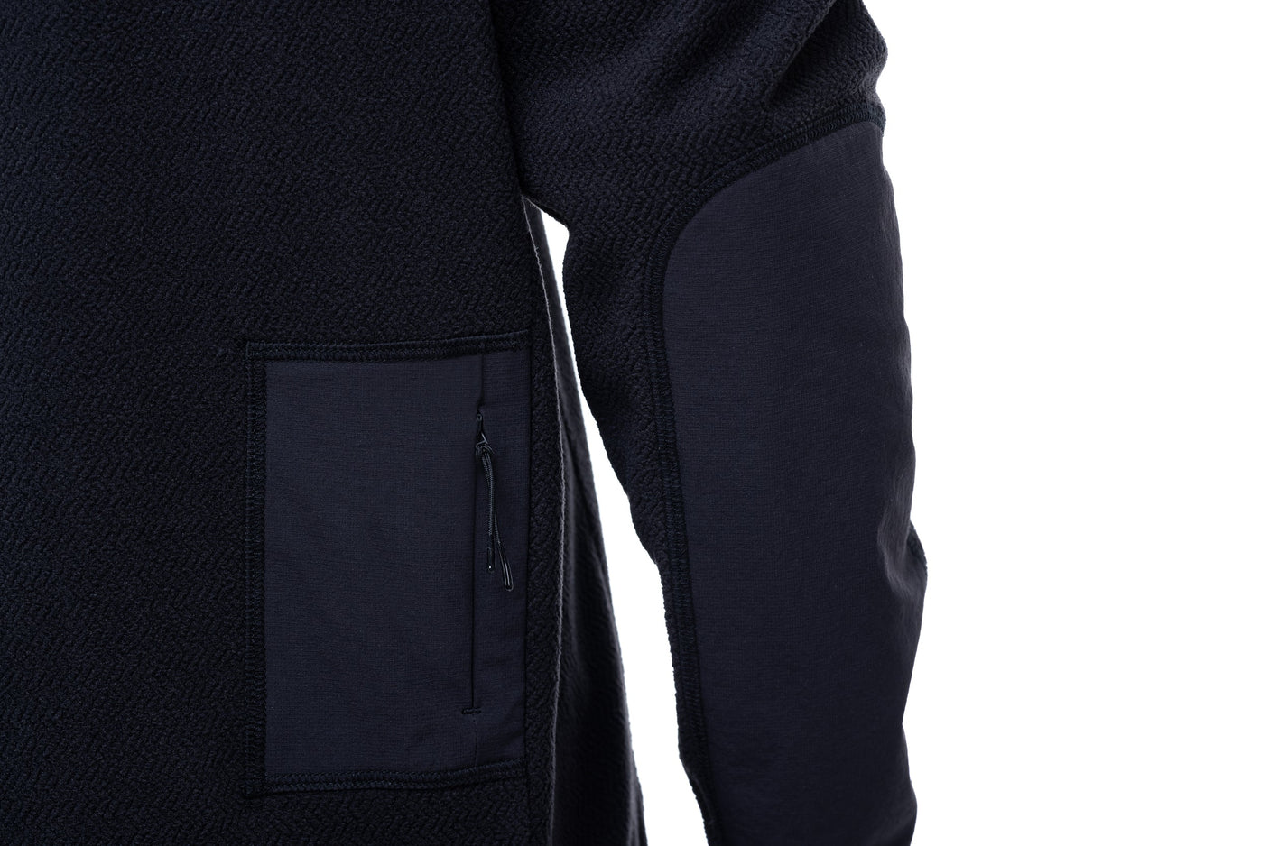 CUBE ATX Fleece shirt lange mouw zwart