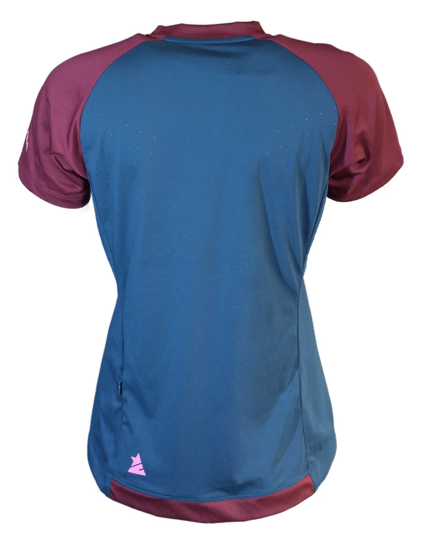 Zimtstern PureFlowz Shirt SS Dames French Navy/Windsor Wine