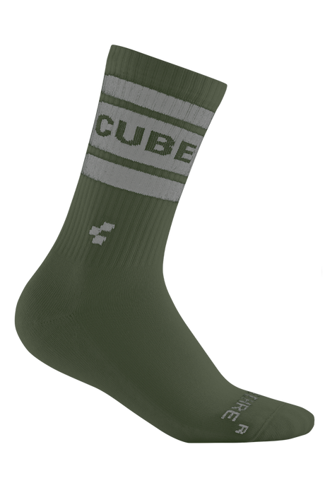 Cube Sokken After Race High Cut olive