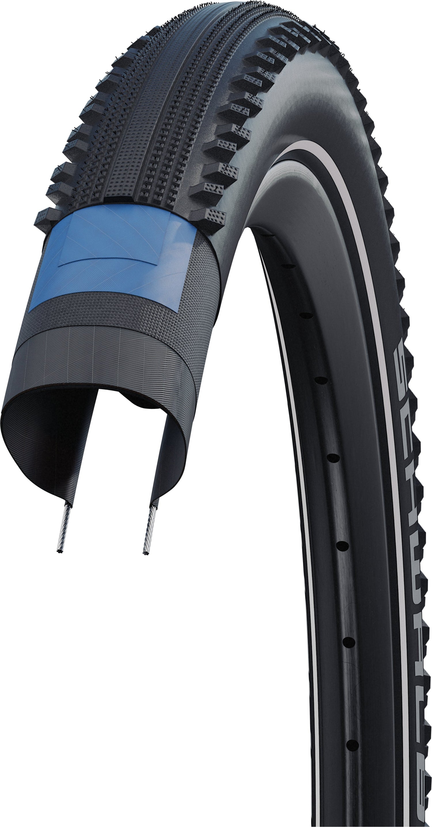 Schwalbe Hurricane Performance Draadband 29x2.00" DD RaceGuard E-50 Addix Reflex zwart