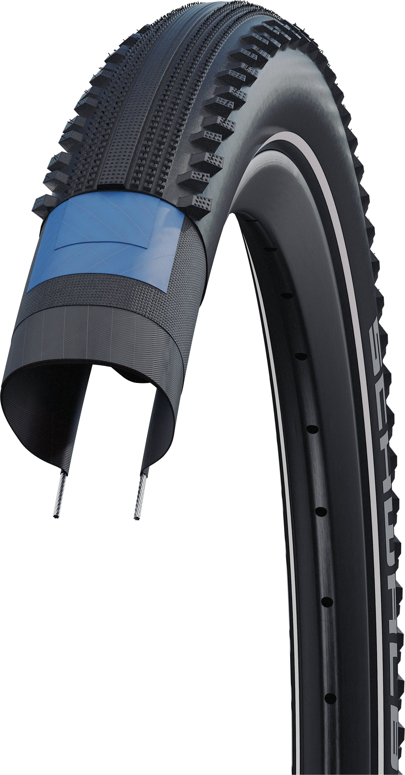 Schwalbe Hurricane Performance Draadband 29x2.00" DD RaceGuard E-50 Addix Reflex zwart